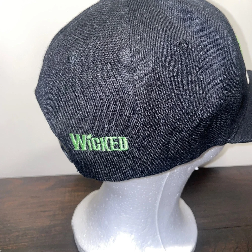 Apollo Wicked Musical Baseball Hat Cap Black Elphaba Glinda Defy Gravity - Picture 4 of 6